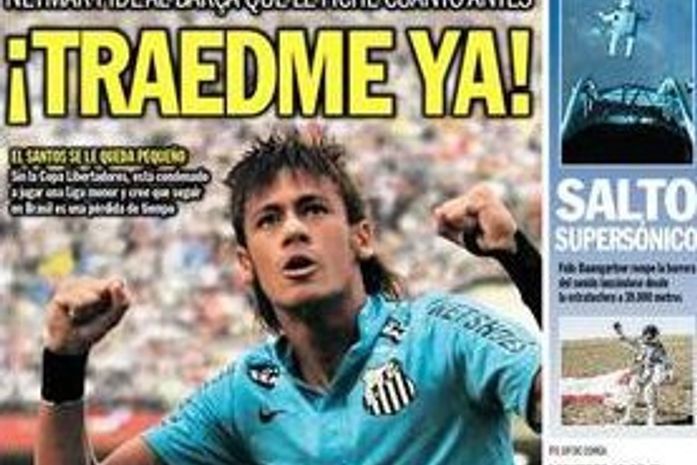 Neymar pede ao Barcelona que o contrate o quanto antes