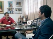 Almeida e Rui estiveram reunidos para iniciar transição de governos