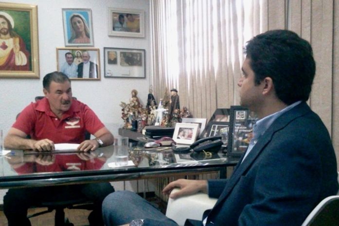 Almeida e Rui estiveram reunidos para iniciar transição de governos