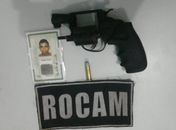 Arma apreendida em Arapiraca