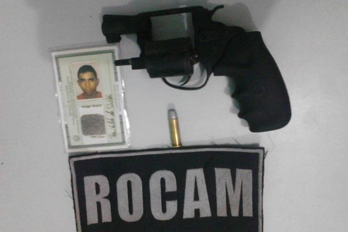 Arma apreendida em Arapiraca