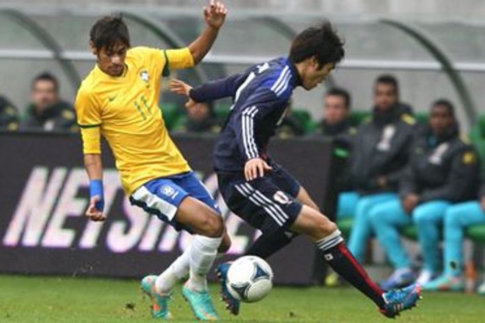 Brasil goleia Japão e dá força para quarteto ofensivo de Mano