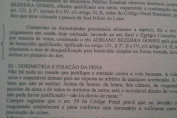 Mandado de prisão expedido pela 17ª vara