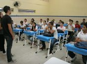 Alunos da rede estadual participam de aulão preparatório