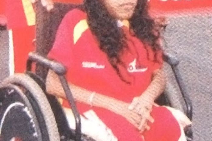 Paratleta da equipe de Bocha da Pestalozzi/Maceió, Roseane da Silva Santos