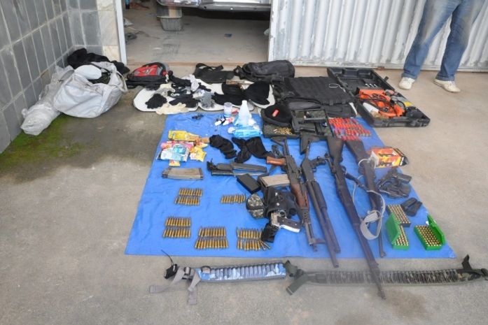 Material apreendido na operação