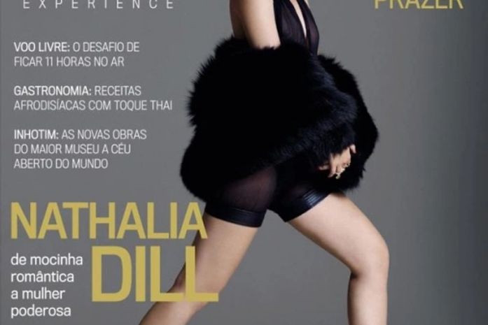 Nathalia Dill posa de patinadora sexy e diz que dormir é seu maior prazer