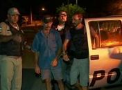 Homens foram presos com carga roubada