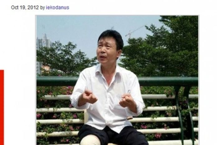 Em protesto, homem coloca próprias pernas à venda na China