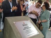 Parentes e amigos inauguram rua em homenagem a Hebe Camargo em SP