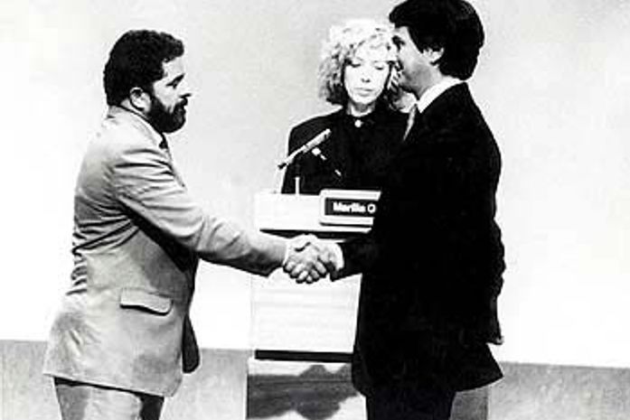 Lula e Collor no debate