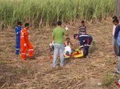 Homem tem o pé decepado em acidente com moto no Gunga
