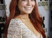 Lindsay Lohan em evento em Los Angeles, no EUA
