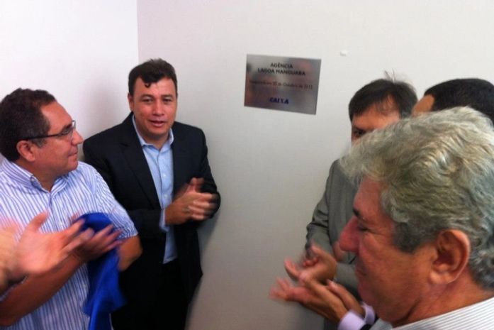 Deputado Inácio Loiola, prefeito Cristiano e suplente senador Euclides Mello