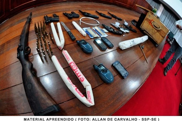 Quadrilha acusada de explodir bancos em AL e SE é apresentada