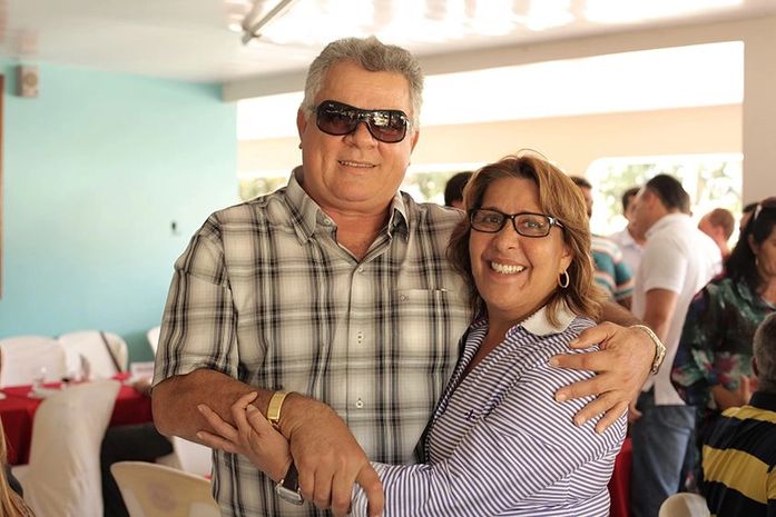 Celia Rocha com o deputado João Beltrão