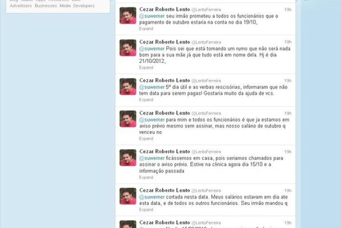 Saia justa! Seguidor usa Twitter de Susana Werner para cobrar salário atrasado