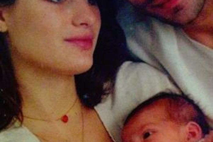 Henri Castelli resgata foto de família para homenagear o filho