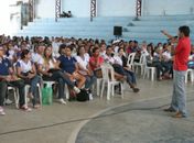 Professores dão dicas para mais de 500 estudantes de escolas da 12ª CRE
