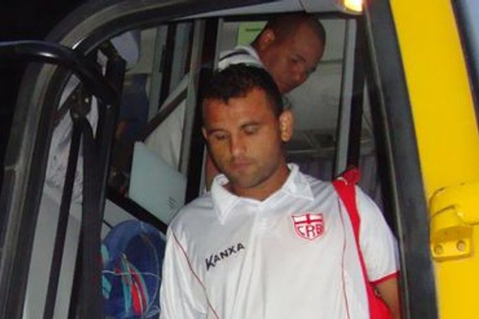 CRB x Vitória - Chegada do CRB
