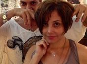 Heloísa Périssé muda o visual com Flávio
Priscott 