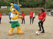 Marta lança legado da Copa Coca-Cola no Rio de Janeiro