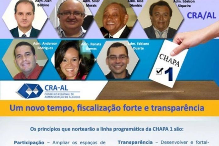 Chapa um do Conselho Regional de Administração