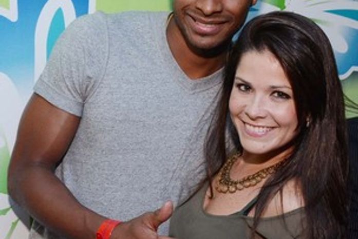 Samara Felipo e o marido