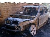 Jogador do Lazio fica chocado após ter seus dois carros queimados