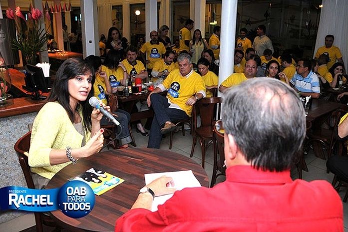 Rachel na conversa de botequim com Plinio Lins