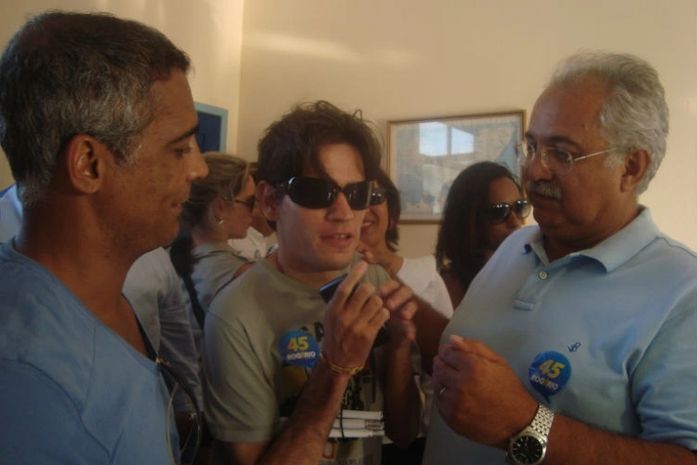 Romário e Rogério em Arapiraca