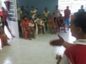 Petista Ronaldo no povoado Turco em Delmiro Gouveia.