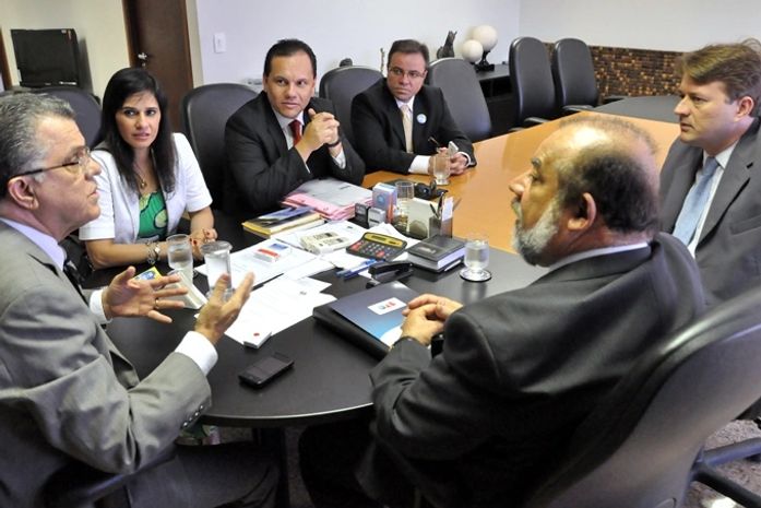 Sebastião Costa Filho, presidente do TJ, durante reunião advogados alagoanos
