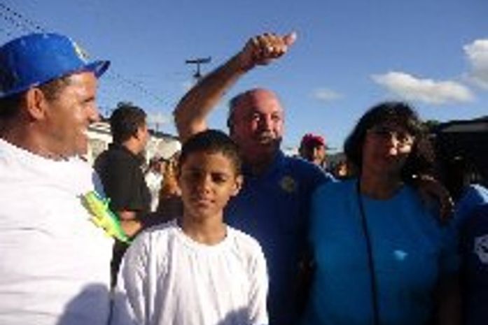 Carlos Alberto Canuto liderou a festa no Pilar da sua eleição de prefeito