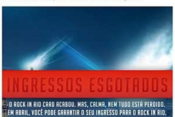 Venda do Rock in Rio Card termina em 52 minutos