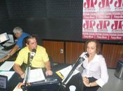 Claudia Amaral com França Moura