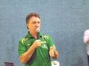Técnico Magnano da Seleção Brasileira de basquete realizou palestra em Maceió