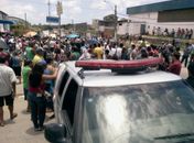 Testemunhas no local