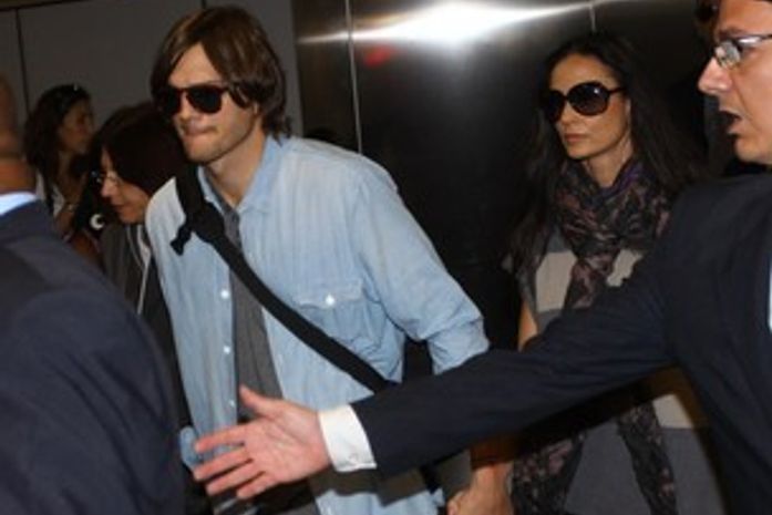 Ashton Kutcher e Demi Moore