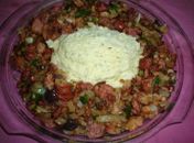 Aprenda aq fazer um delicioso picadinho de linguiça com purê da batatas