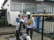 Arsal acompanha pesquisa de vazamento de Gás Natural