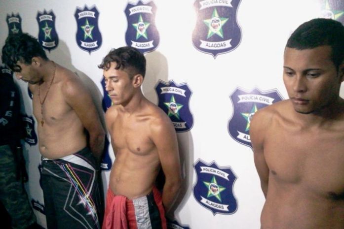 Sérgio Batista dos Santos, de 29, Jonas Batista dos Santos, 19, Robson Marques da Silva, 19 anos
