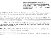 Vereadores de Maribondo estavam “comendo” calado um aumento dado por Zé Márcio