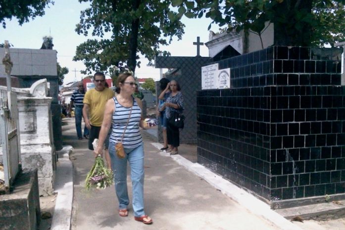 Movimento de famílias foi intenso durante todo o dia