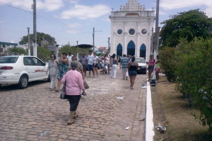 Movimento de famílias foi intenso durante todo o dia