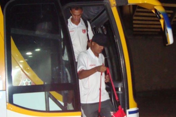 CRB x Barueri - Chegada do CRB
