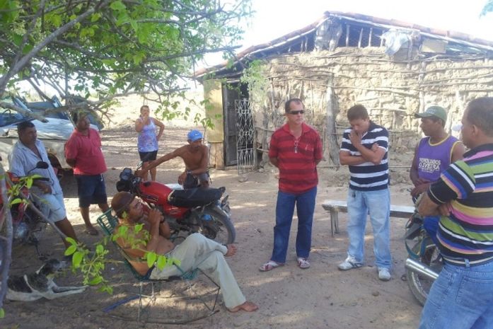 Ronaldo no povoado de Areias em Delmiro Gouveia