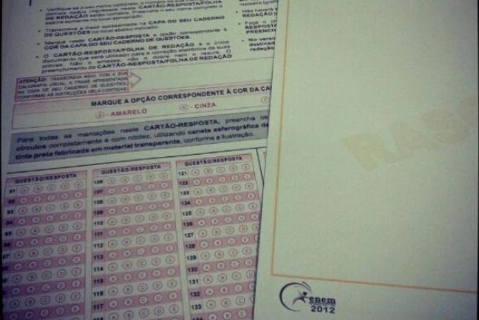Enem: candidatos voltam a divulgar fotos dos cartões de resposta