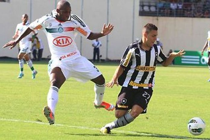 Palmeiras empata com Botafogo no fim