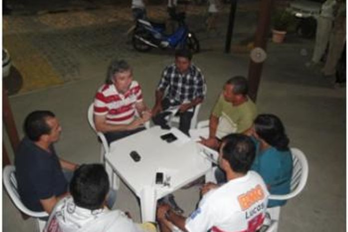 Reunião com os comerciantes do Francês 